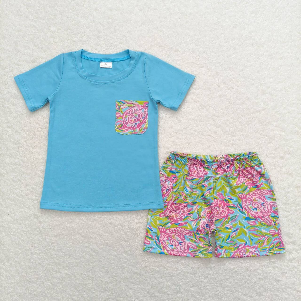 BSSO0846 flower cartoon shorts boy summer outfit 202405 RTS