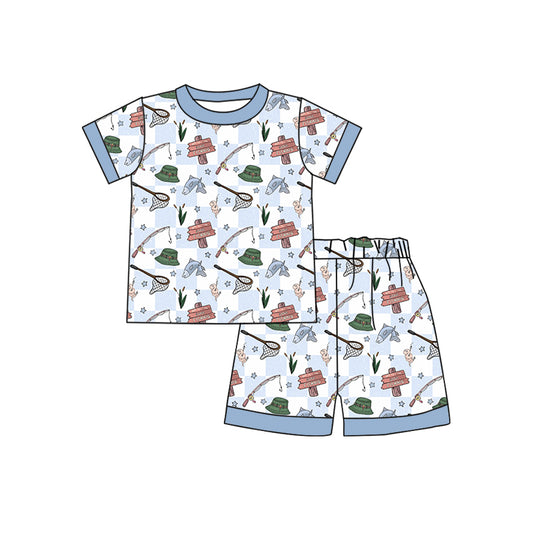 BSSO0867 shorts western boy summer pajamas outfit 202403 preorder
