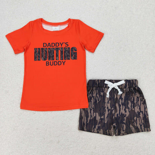 BSSO0922 daddy's hunt shorts boy summer outfit 202405 rts