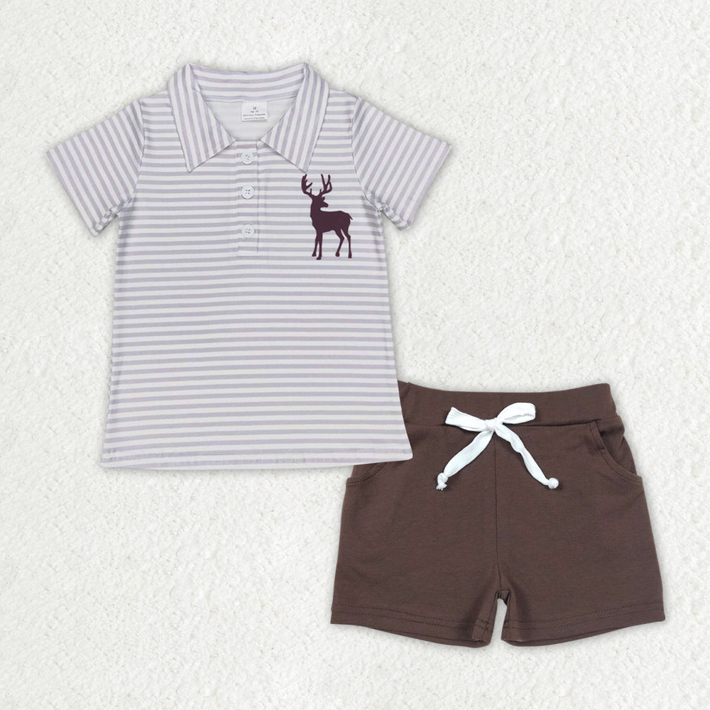BSSO0901 组合 RTS deer boy shorts outfit 202404