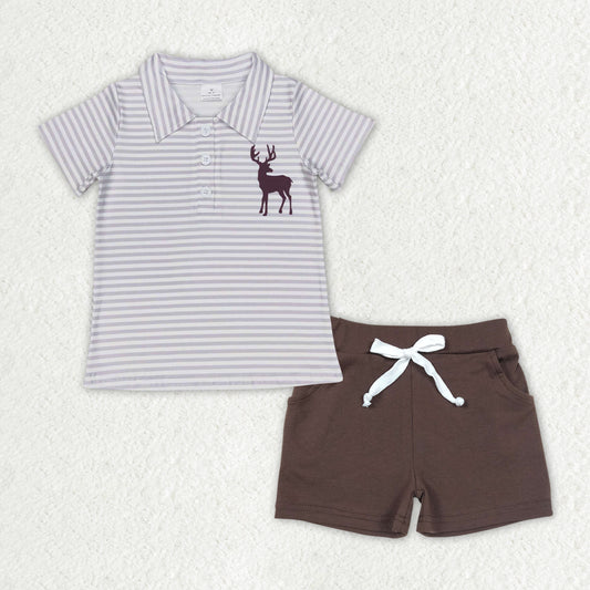 BSSO0901 组合 RTS deer boy shorts outfit 202404