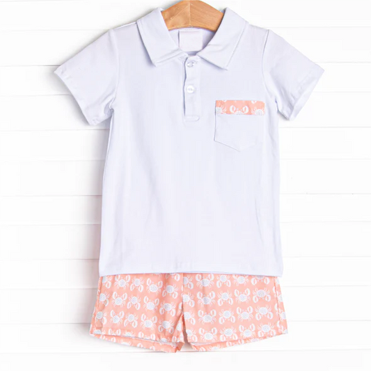 BSSO0958 crab shorts boy summer outfit 202404 preorder