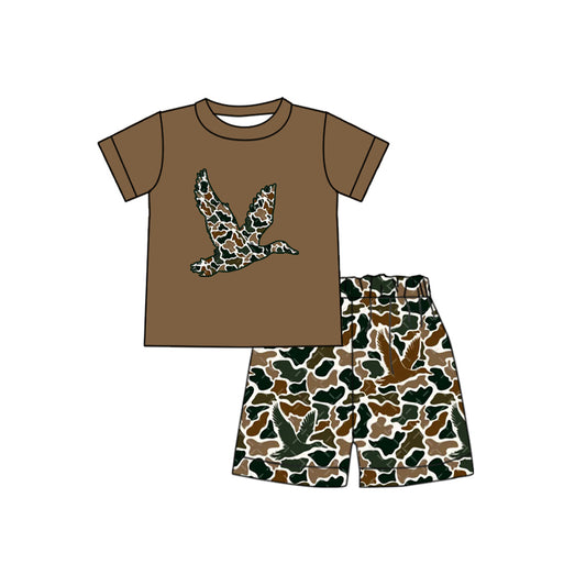 BSSO1054 duck camo hunting boy summer outfit 202411 preorder