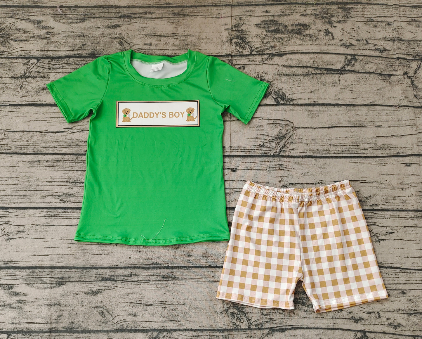 BSSO1131  dog Daddy's boy summer outfit 202412 preorder