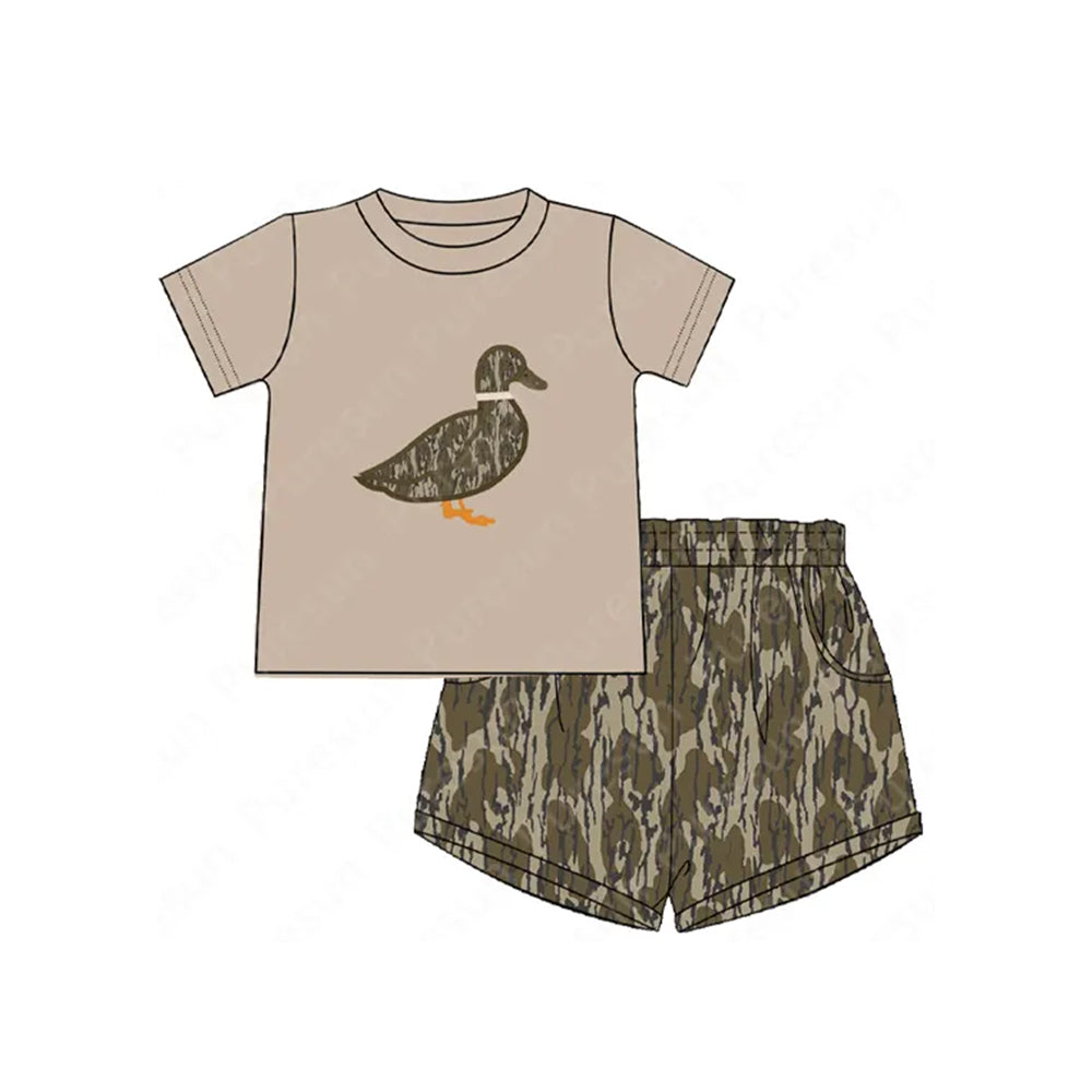 BSSO1169 camo duck boy summer outfit 202411 preorder