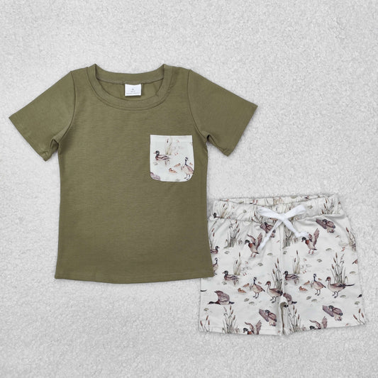 BSSO1175  boy duck summer outfit 202412 preorder