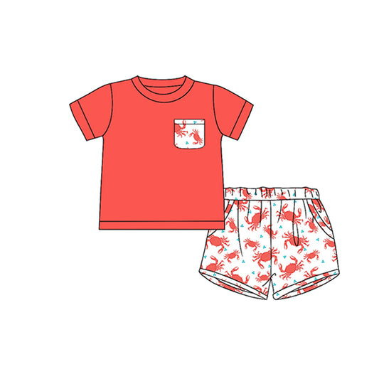 BSSO1205 crab boy camo summer outfit 202412 preorder