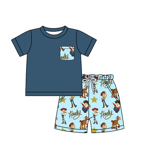 BSSO1213 boy toy story  summer outfit 202412 preorder