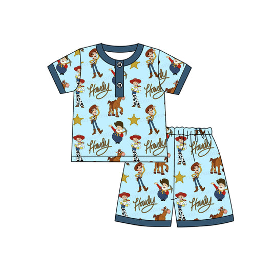 BSSO1214 boy toy story pajamas summer outfit 202412 preorder