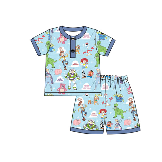 BSSO1247 Toy story dinosaur boy summer outfit 202412 preorder