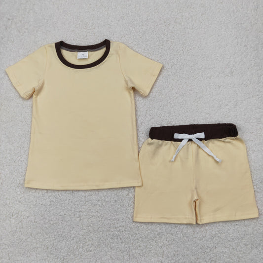BSSO1310 solid Cotton color  summer outfit 202504 RTS