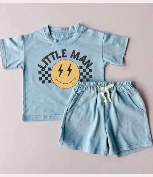 BSSO1315 smail face little man summer outfit 202502 preorder