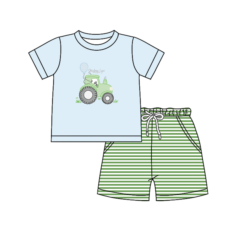 BSSO1330 tractor westen duck boy summer outfit 202502 preorder
