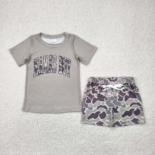 BSSO1346 组合 BT1186 短裤SS0454 camo mama's boy westen  boy summer outfit 202504 RTS
