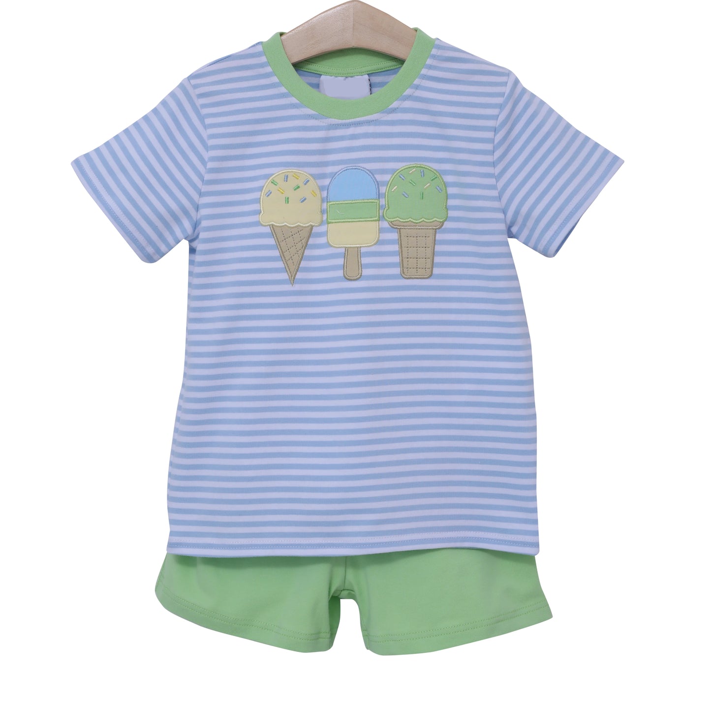 BSSO1407 preorder icecream  western short boy summer outfit 202502