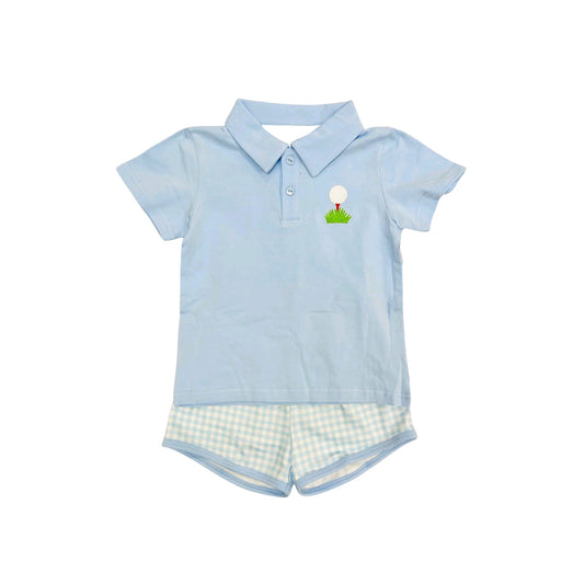 BSSO1409 preorder golf western short boy summer outfit 202502