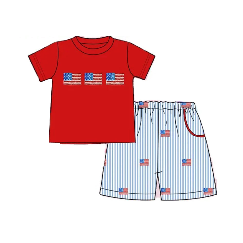 BSSO1418 4th July boy summer  outfit 202503 preorder