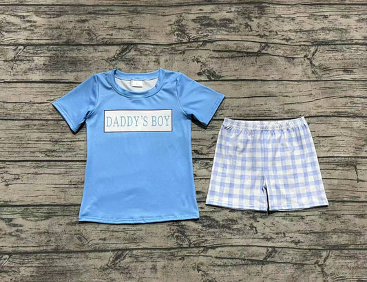 BSSO1433 preorder daddy's boy western short boy summer outfit 202503