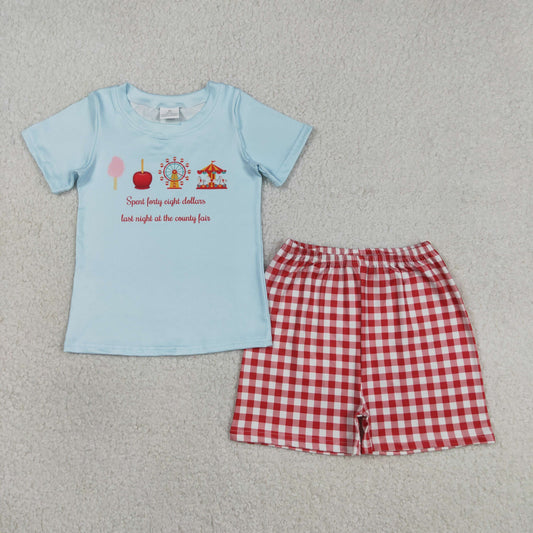 BSSO1482  apple boy summer outfit 202603 RTS