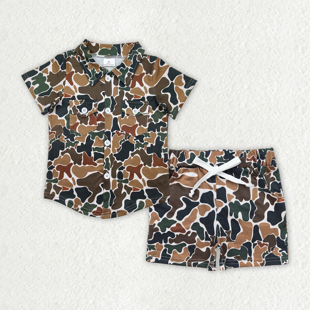 BSSO1512  组合 camo boy western short boy summer outfit 202504 rts
