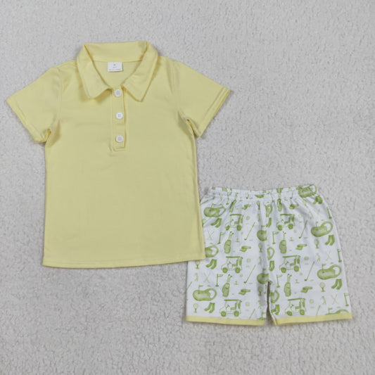 BSSO1546 polo golf preorder  boy summer outfit 202508 RTS
