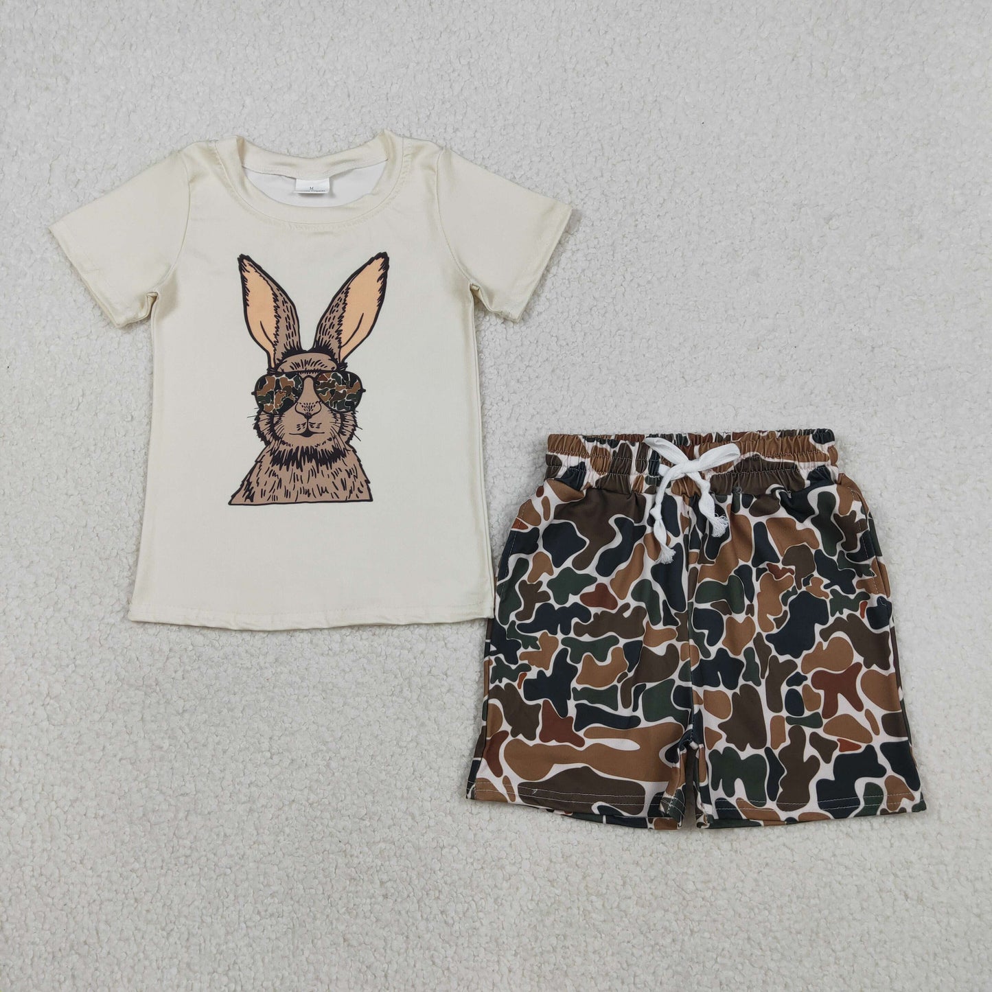 BSSO1582组合 hunting bunny camo western  boy outfit 202511 RTS