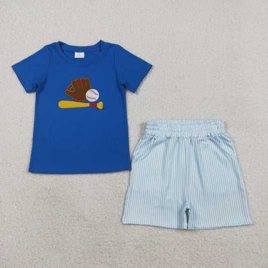BSSO1670 baseball  embroidery softball boy summer outfit 202601  RTS