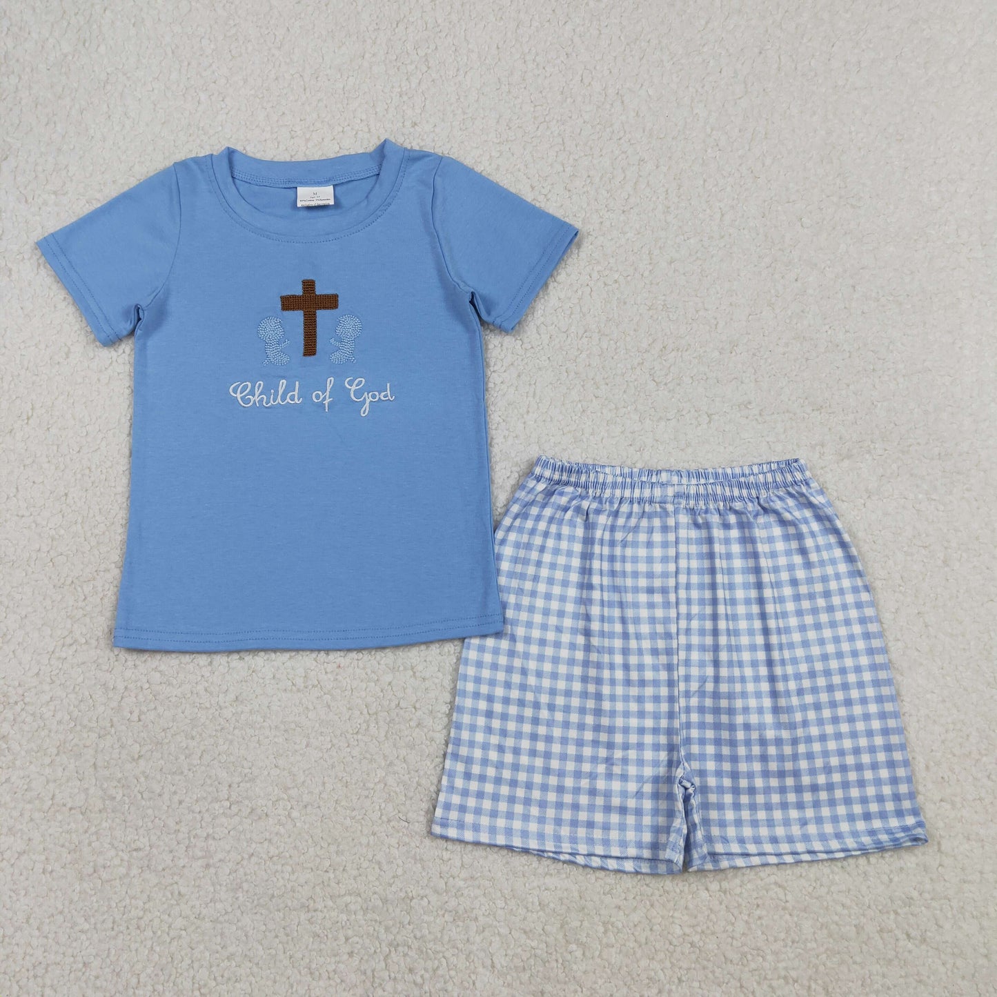 BSSO1714 embroidery Easter  boy outfit 202603 RTS