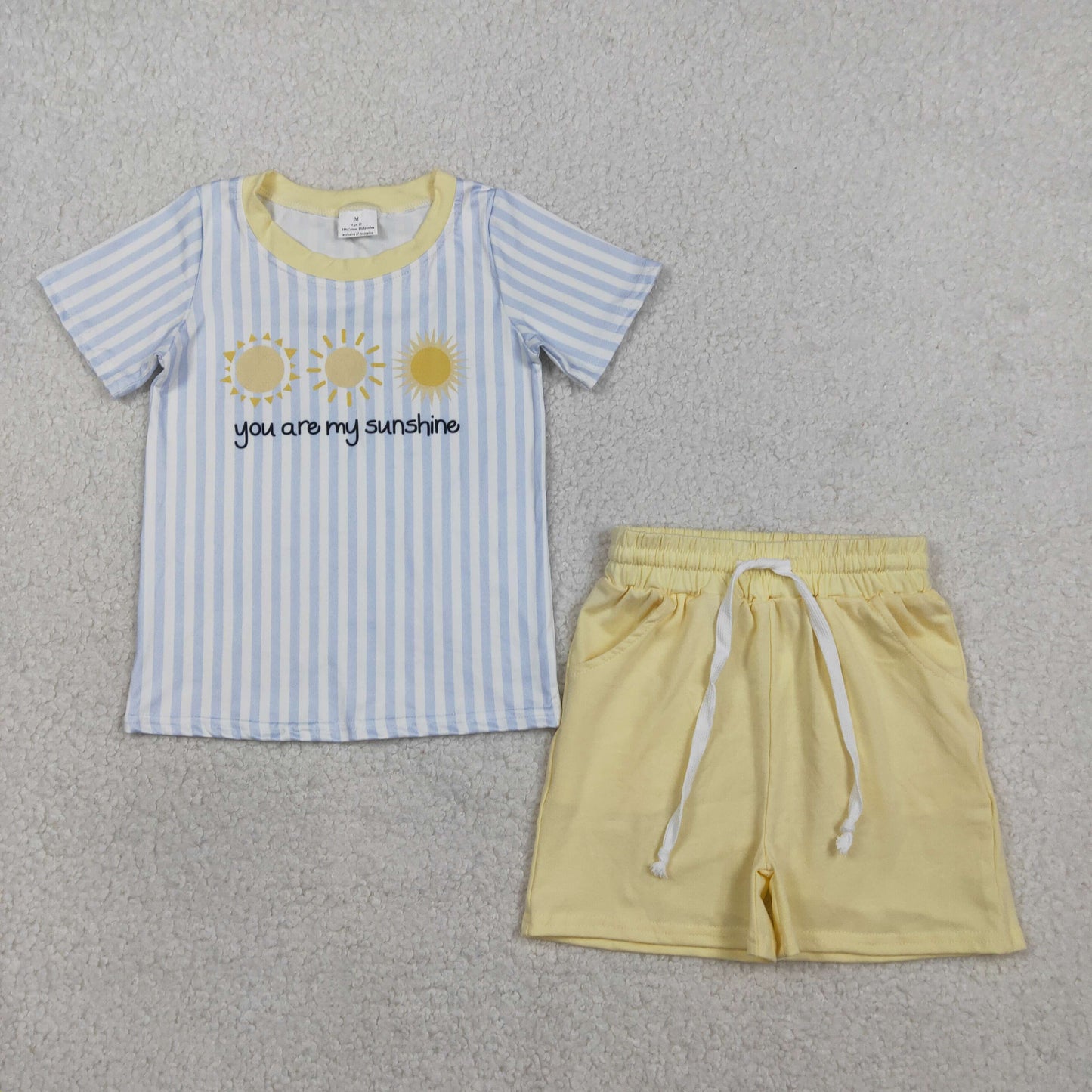BSSO1734 YOU are my sunshine  boy summer outfit 202601  RTS