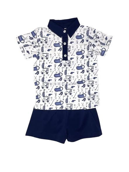 BSSO1744 golf western  boy outfit 202511 preorder