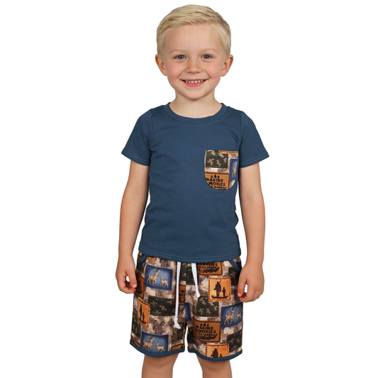 BSSO1846  deer hunting  camo western  boy outfit 202603  RTS