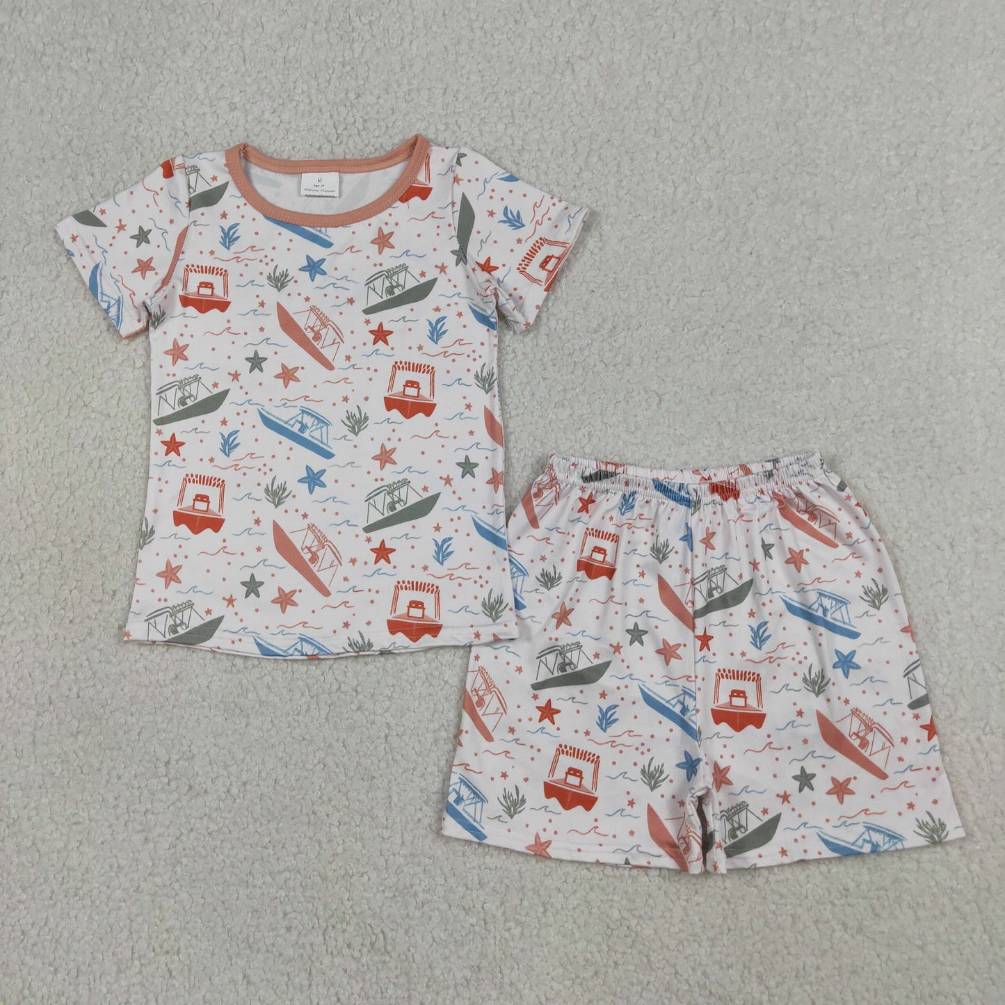 GSD3201 boat star western  boy outfit 202602  RTS