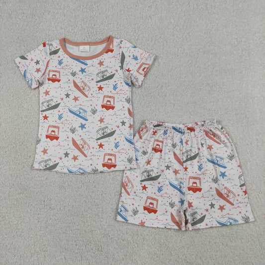 GSD3201 boat star western  boy outfit 202602  RTS