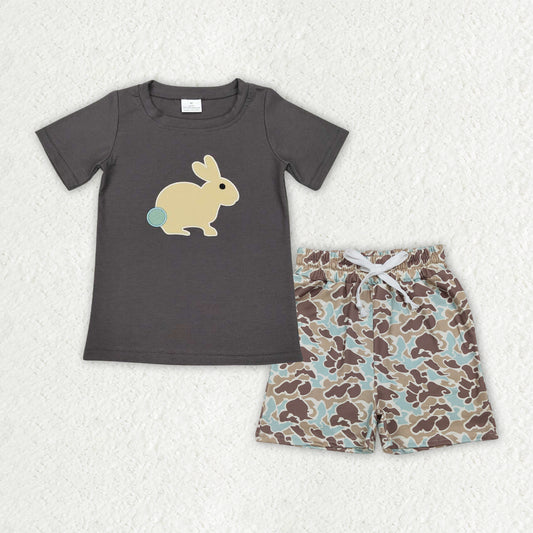 BSSO1987组合，BT0444和SS0697  Easter rabbit western  boy outfit 202603  RTS