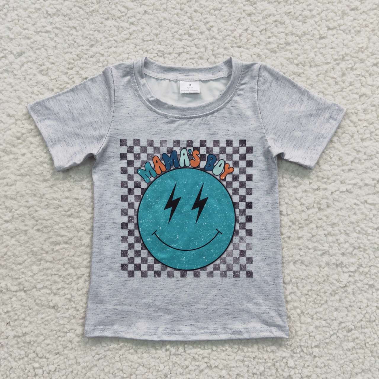 BT0225 smile face top tee t-shirt boy RTS 20230512