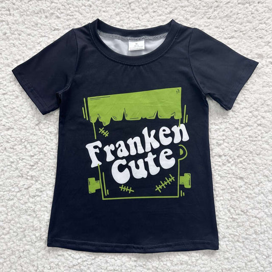 BT0248 halloween cartoon short sleeve boy girl top tee t-shirt RTS 20230627