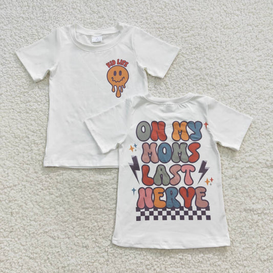 BT0269 western smile short sleeves girl boy top 20230720 RTS