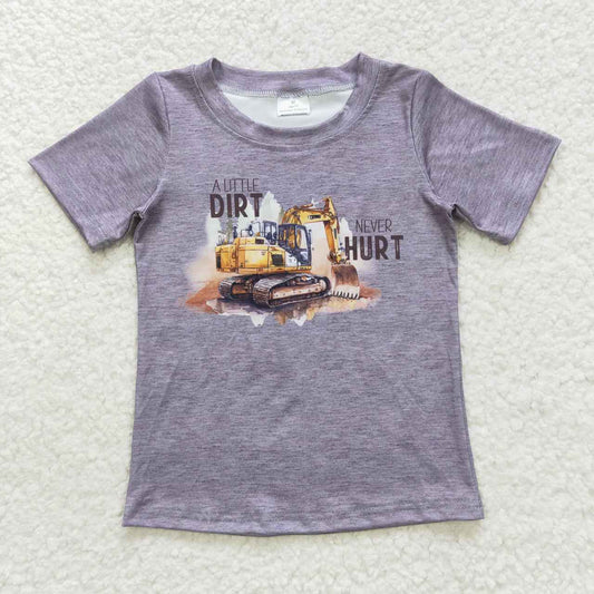 BT0341 excavator western top tee girl boy t-shirt RTS 20230927