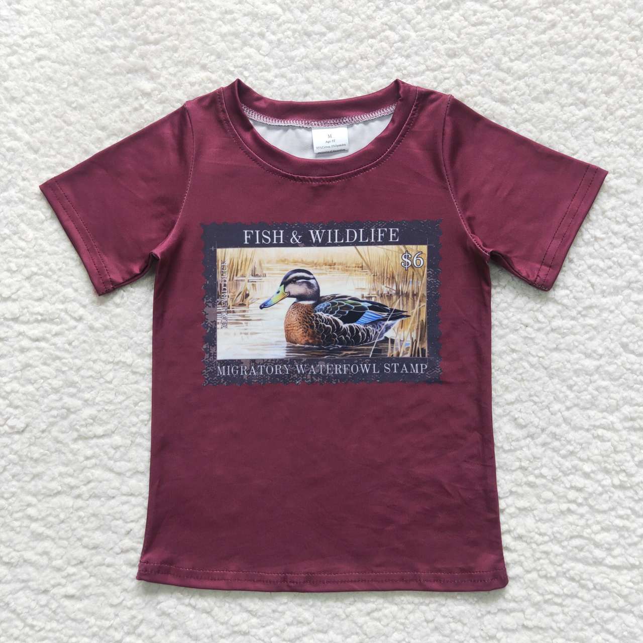 BT0342 western duck top tee girl boy t-shirt RTS 20230926