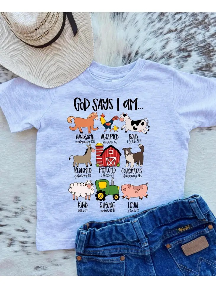 BT0373 farm dog days top tee girl t-shirt  RTS  20231014