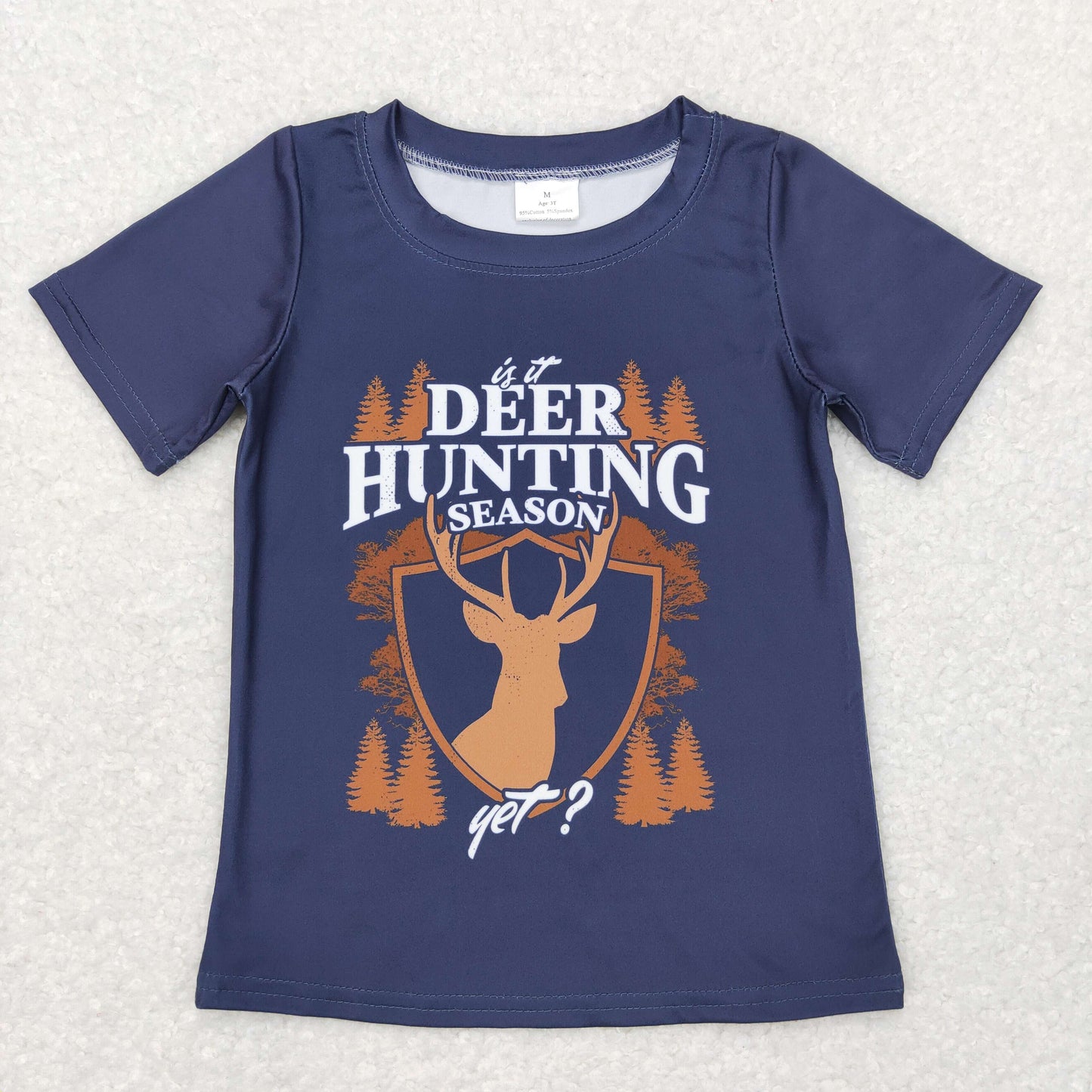 BT0439 top tee deer hunting boy t-shirt  RTS 20231121