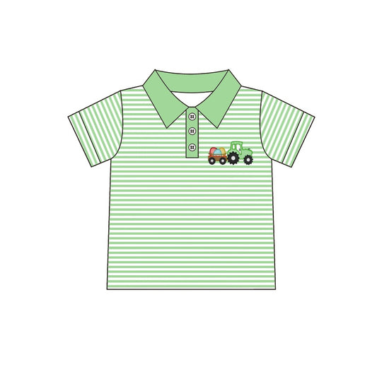 BT0442 Easter eggs car top tee  boy t-shirt  preorder 20231019