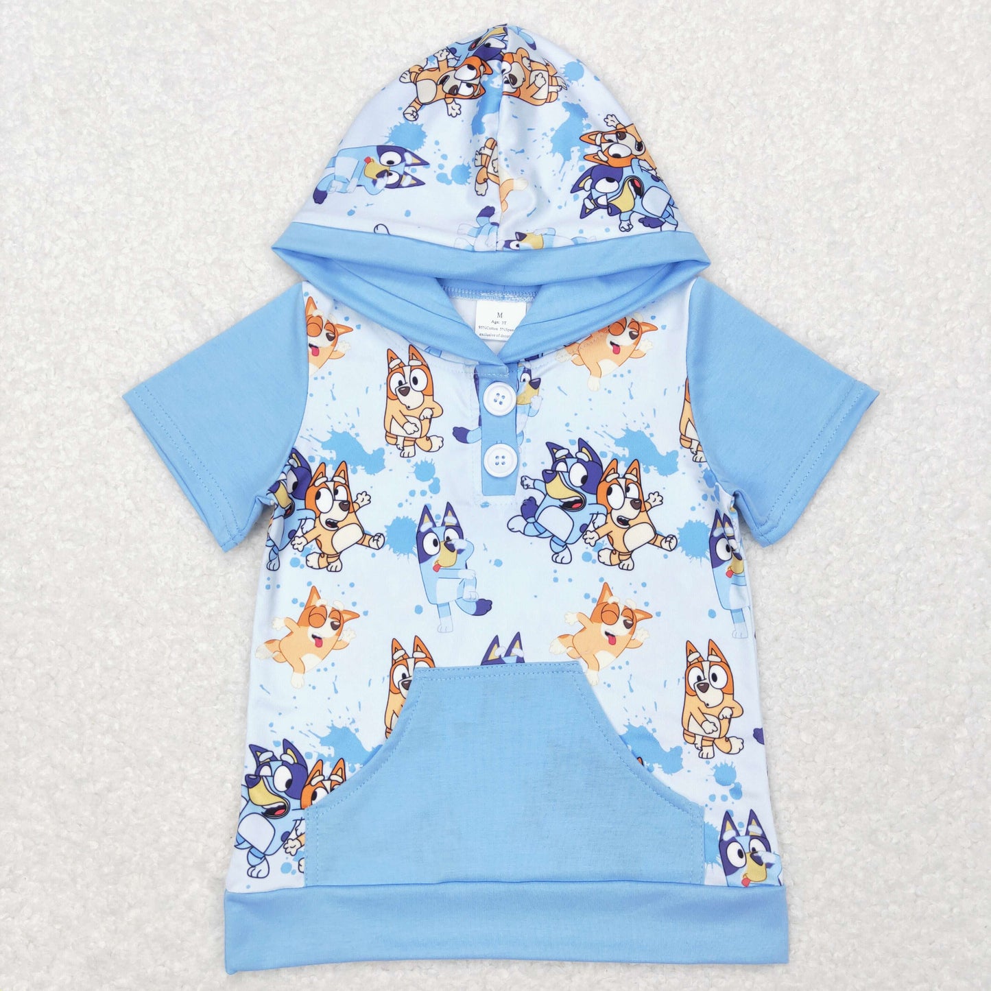 BT0452 bluey dog hoodie top boy shirt rts 202312 RTS