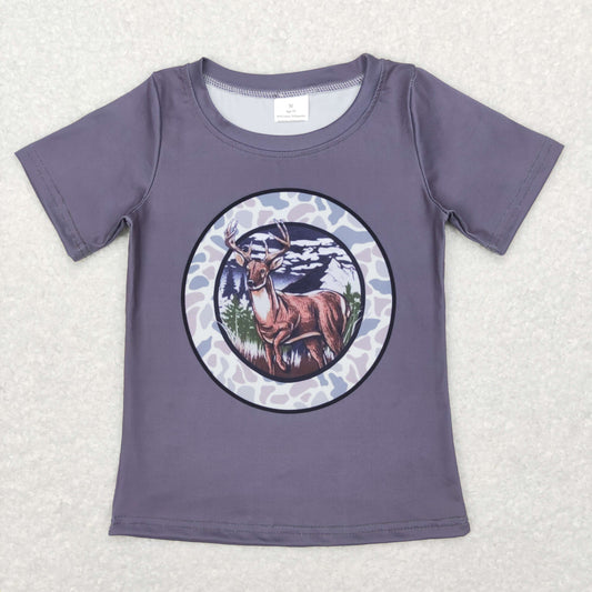 BT0464 deer western top tee  boy t-shirt  RTS 20231130