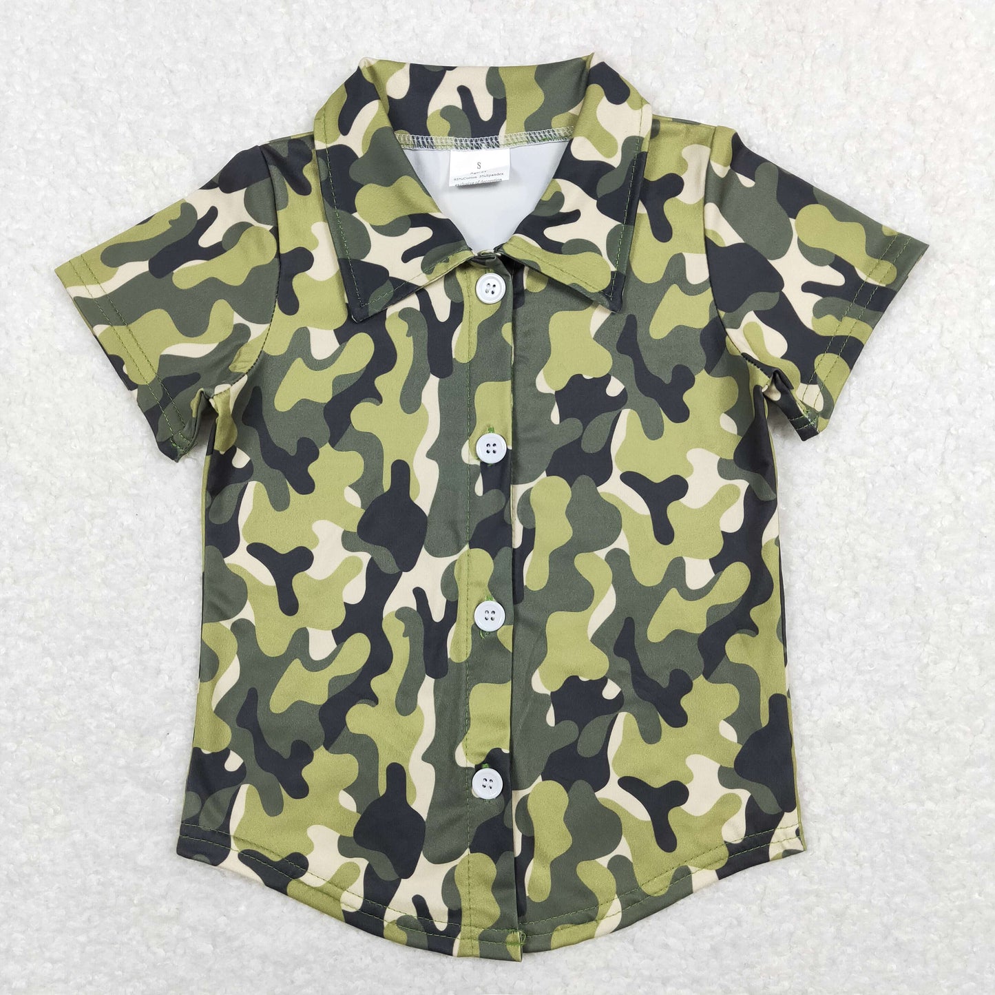 BT0521 western camo boy shirt top RTS 12