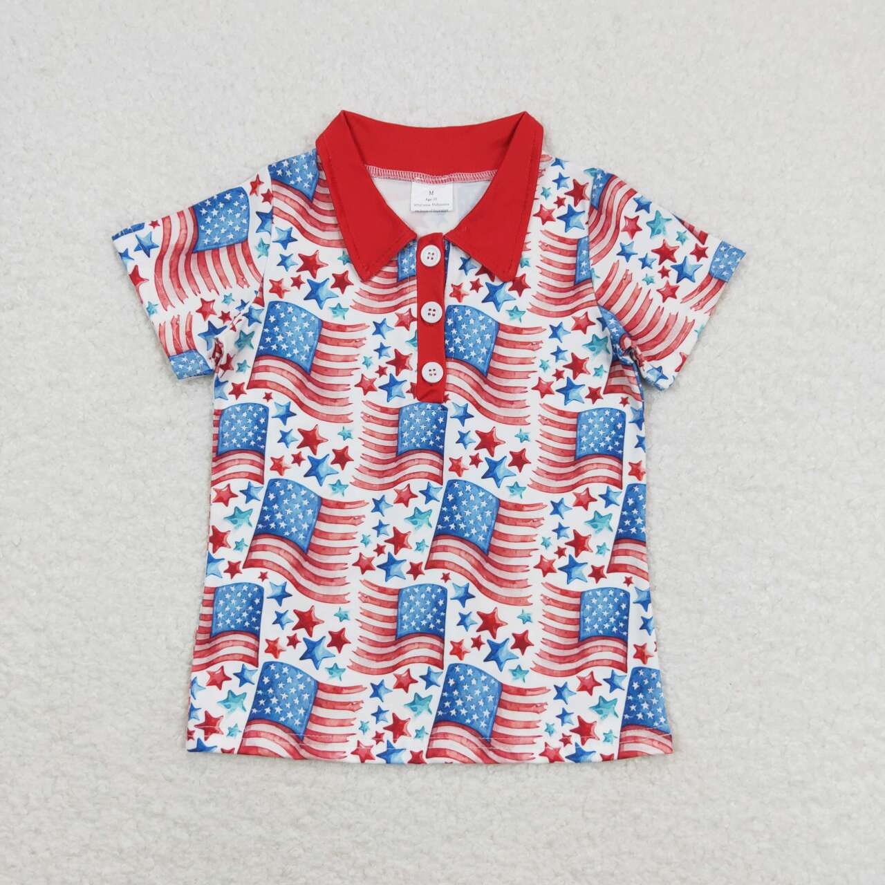 BT0565 western 4th july top tee boy t-shirt  RTS 202405