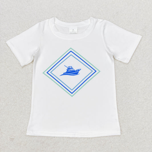 BT0613 top tee boat boy t-shirt  r 202406 RTS