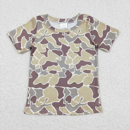 BT0622 camo boy short sleeve top Boy shirts 202403 RTS