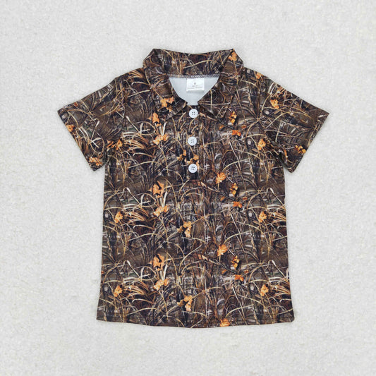 BT0639 camo boy short sleeve top Boy shirts 202405 RTS sibling