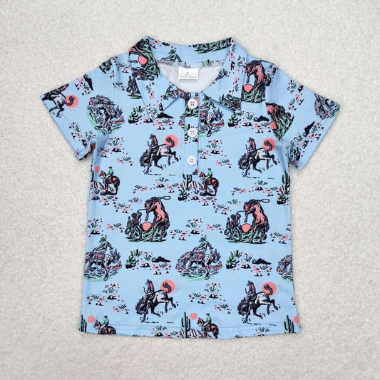BT0661 western western kid top tee  t-shirt  202501 RTS